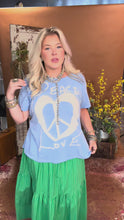 Load and play video in Gallery viewer, Peace &amp; Love Tee

