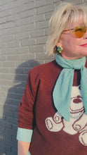 Load and play video in Gallery viewer, Ms. Cheeky Teddy Sweater
