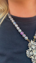 Load and play video in Gallery viewer, 1920&#39;s Brooch, 1970&#39;s Beaded Necklace
