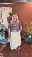 Load and play video in Gallery viewer, Floral Imprints Skirt
