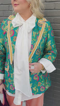 Load and play video in Gallery viewer, Renaissance Silk Blazer

