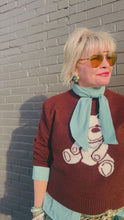 Load and play video in Gallery viewer, Ms. Cheeky Teddy Sweater
