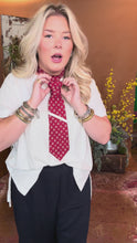 Load and play video in Gallery viewer, Dior Up-cycled Tie: #2
