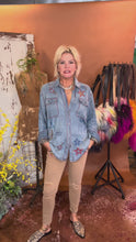 Load and play video in Gallery viewer, Stellar Star Denim Top
