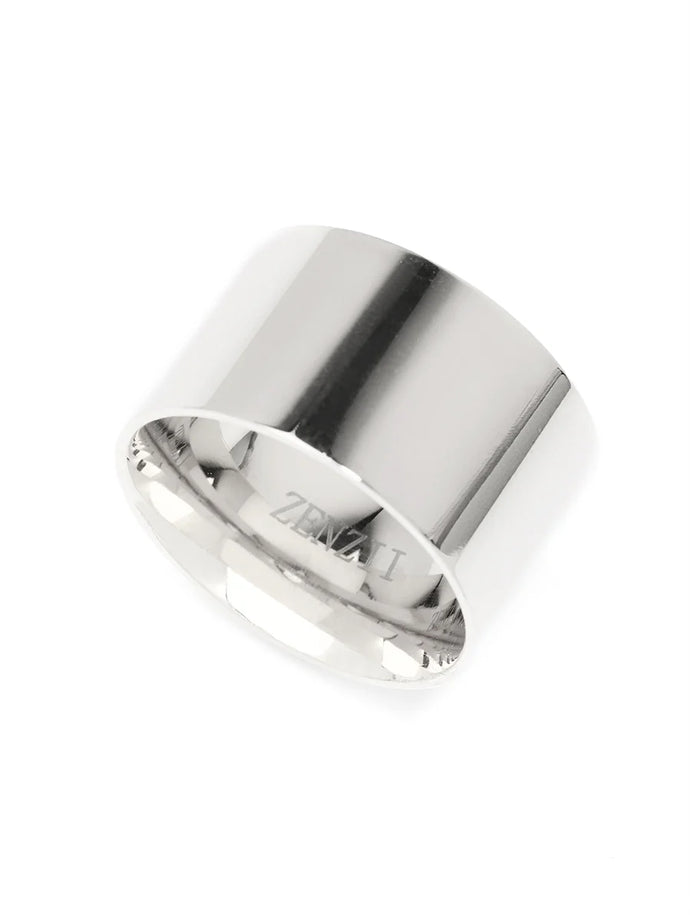 Standing Tall Band Ring in Silver