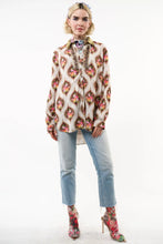 Load image into Gallery viewer, Serenity Shirt in Espresso Floral
