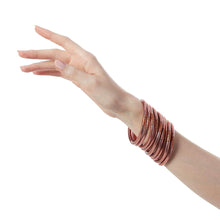 Load image into Gallery viewer, BuDhaGirl Rose Gold All Weather Bangles
