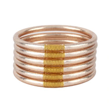 Load image into Gallery viewer, BuDhaGirl Champagne All Weather Bangles

