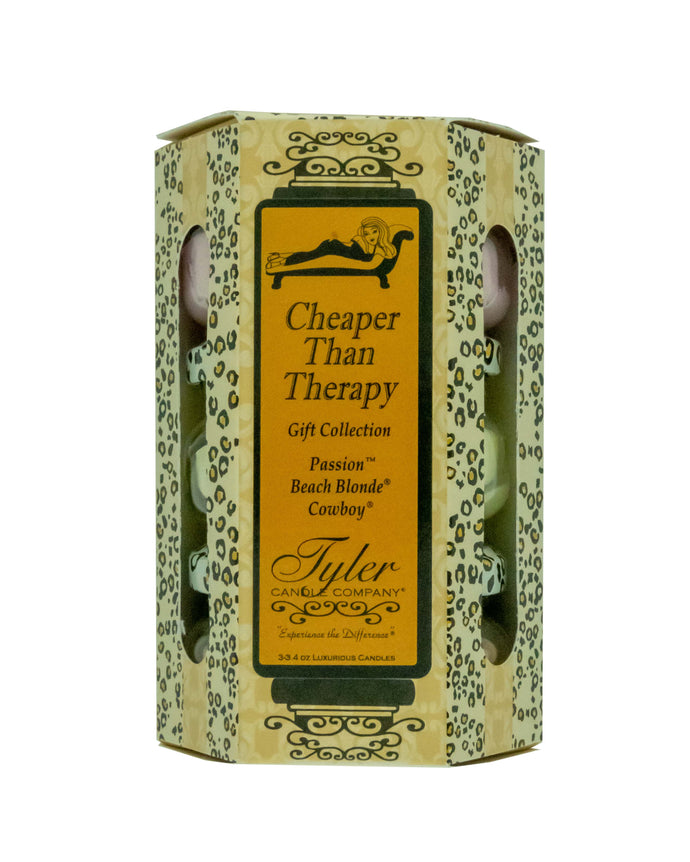Cheaper Than Therapy Candle Gift Set