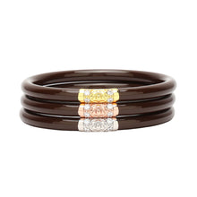 Load image into Gallery viewer, BuDhaGirlChocolate Brown All Weather Bangles
