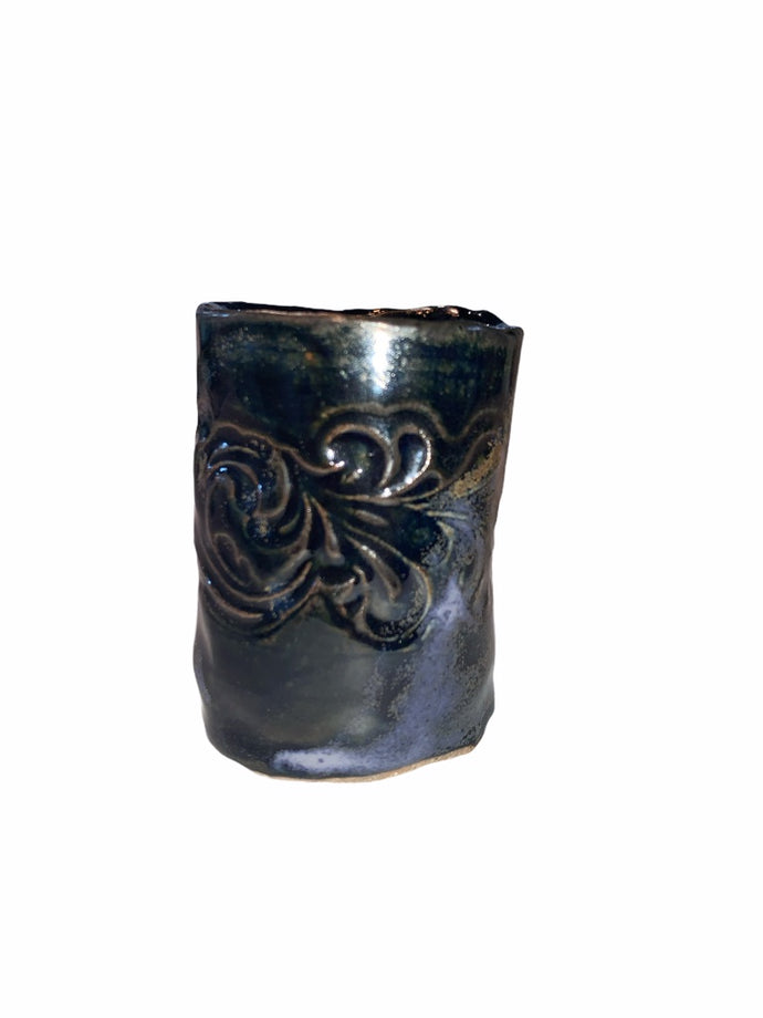 Buie Pottery Textured Toothpick Holders/Shot Glasses