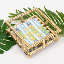 Load image into Gallery viewer, Bamboo Cocktail Napkin Holder

