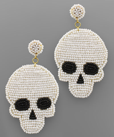 Snazzy Skull Earrings