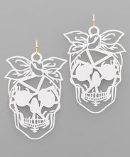 Load image into Gallery viewer, Pretty Girl Skull Earrings
