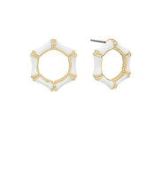 Load image into Gallery viewer, Bamboo Circle Earrings
