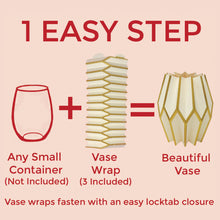 Load image into Gallery viewer, Gold Pearl w/ Gold Foil Vase Wraps
