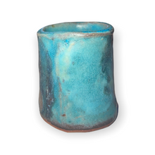 Load image into Gallery viewer, Buie Pottery Turquoise Black Bear Holder
