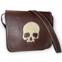 Load image into Gallery viewer, Dare to be Diligent Custom Skull Messenger Bag

