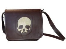 Load image into Gallery viewer, Dare to be Diligent Custom Skull Messenger Bag
