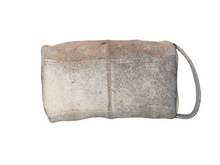 Load image into Gallery viewer, White Brindle Cowhide Toiletry Bag
