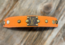 Load image into Gallery viewer, Studded Orange LV Cuff
