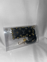 Load image into Gallery viewer, Black LV Clear Purse
