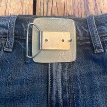 Load image into Gallery viewer, Misty Moss Glass Belt Buckle
