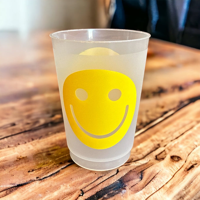 Smiley Face frost Flex Cups