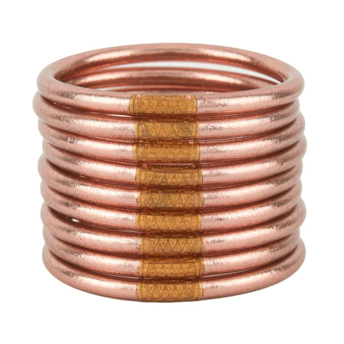BuDhaGirl Rose Gold All Weather Bangles