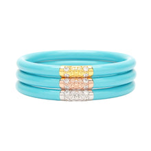 Load image into Gallery viewer, BuDhaGirl Turquoise All Weather Bangles
