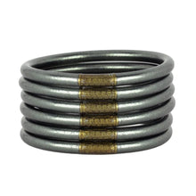 Load image into Gallery viewer, BuDhaGirl Graphite All Weather Bangles
