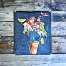 Load image into Gallery viewer, Flower Topiary Canvas Wall Art
