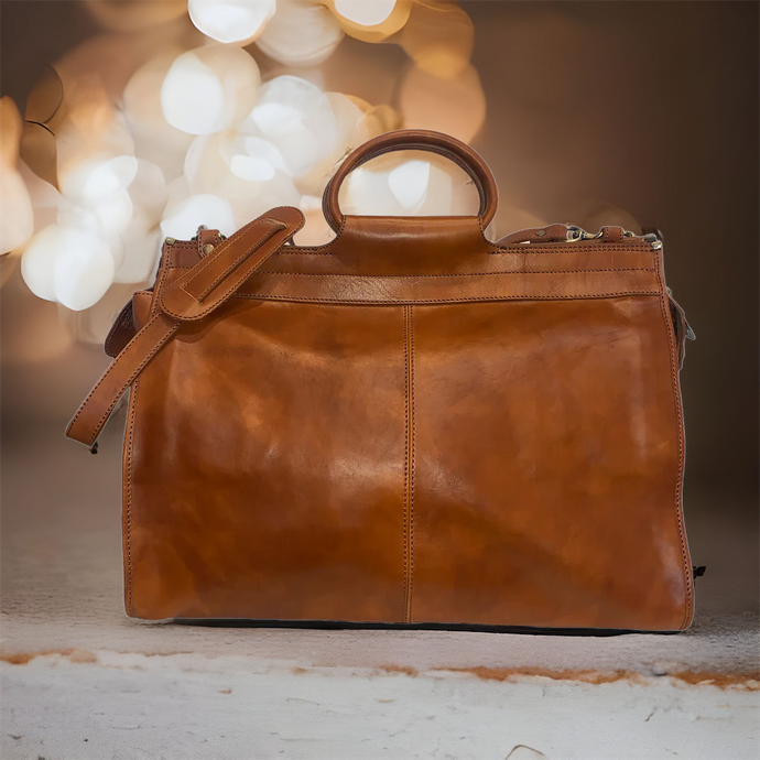 Authentic Leather Carry-On Luggage