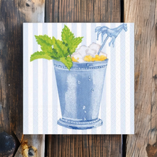 Load image into Gallery viewer, Mint Julep Cocktail Napkins
