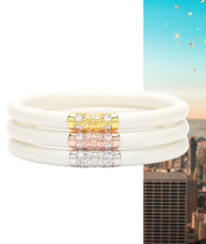 Load image into Gallery viewer, BuDhaGirl White All Weather Bangles

