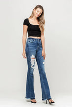 Load image into Gallery viewer, Farewell Distressed Flare Jeans
