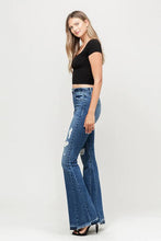 Load image into Gallery viewer, Farewell Distressed Flare Jeans
