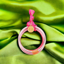 Load image into Gallery viewer, BuDhaGirl Carousel Pink All Weather Bangles
